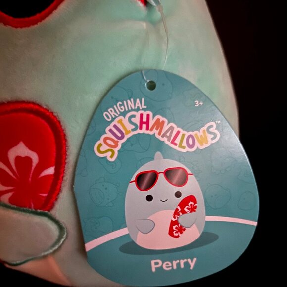 New with Tags Original Squishmallow "Perry The Surfer Dolphin" 8" - Picture 3 of 4